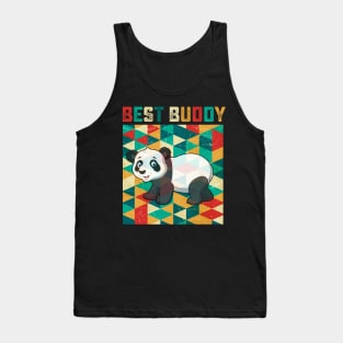 Best Buddy Panda Bear Tank Top